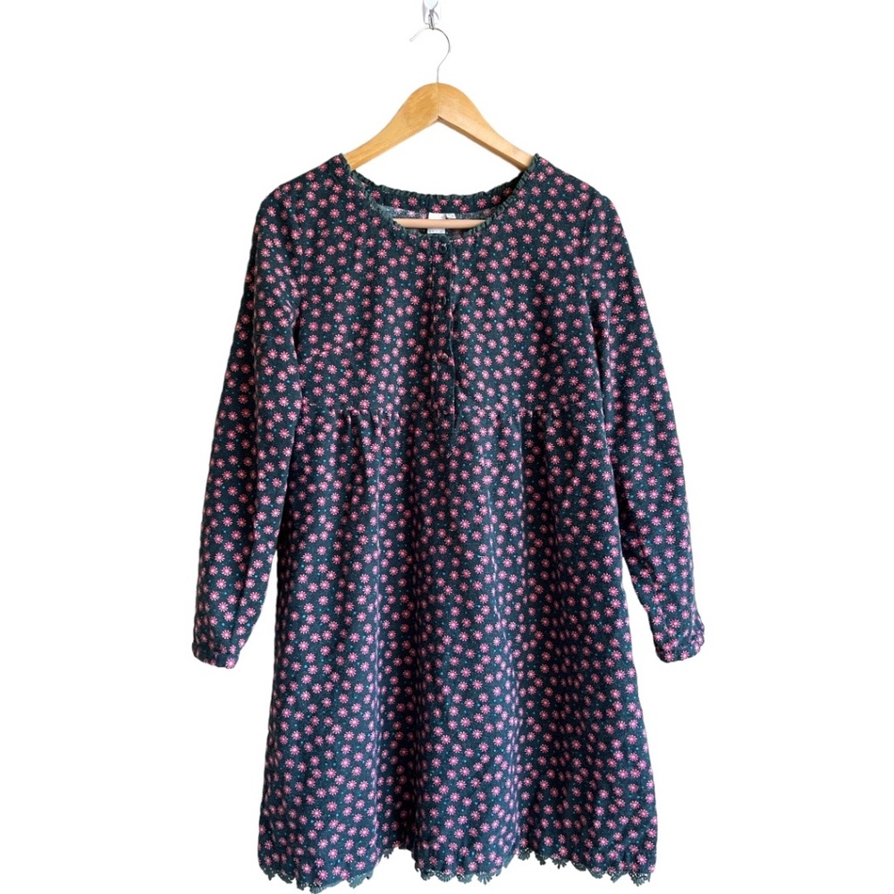 🌹2 for $20🌹Avvn. Floral Print Long Sleeve Tunic Dress with Lace Trim.  Size XL